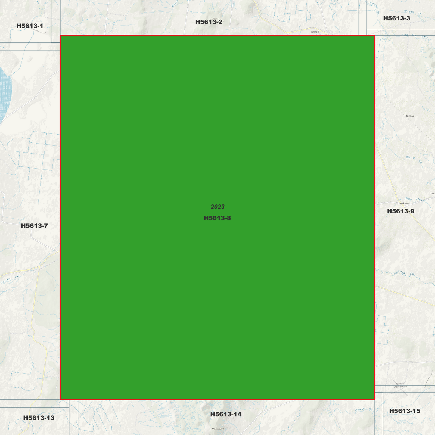 Caroona 1m Digital Elevation Model (H5613-8)