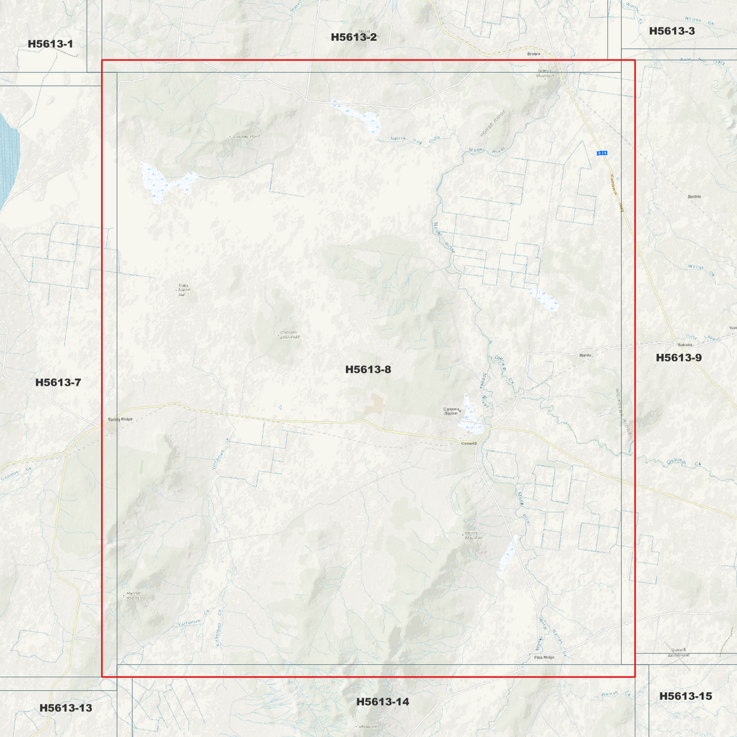 Caroona 1m Digital Elevation Model (H5613-8)