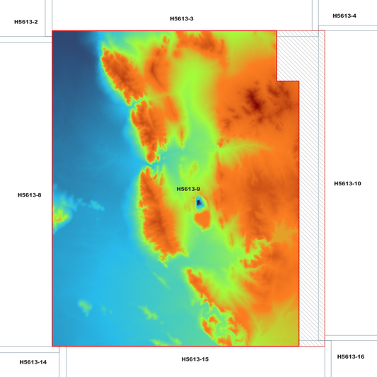 Werris Creek 1m Digital Elevation Model (H5613-9)