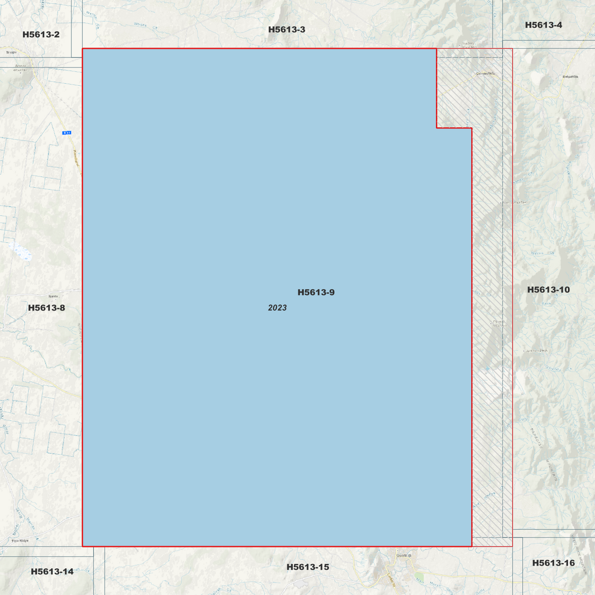 Werris Creek 1m & 5m Digital Elevation Models (H5613-9)