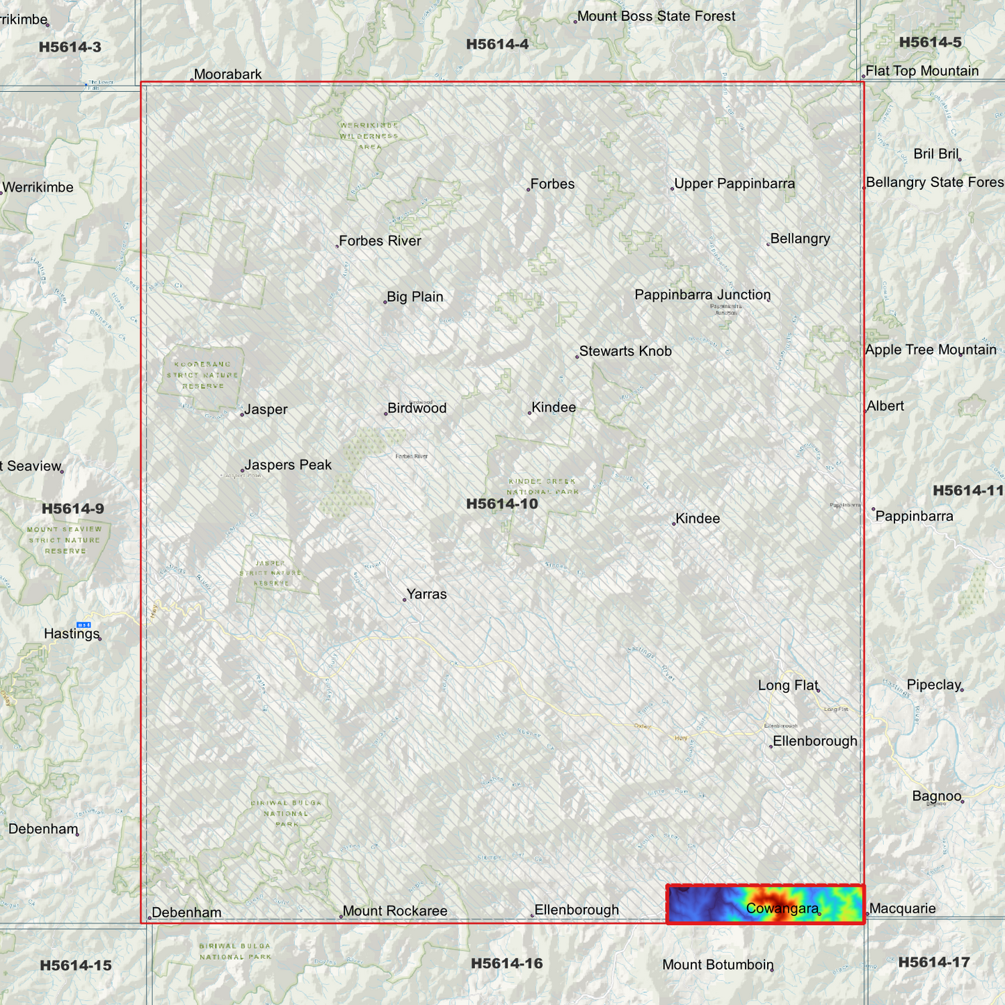 Yarras 1m Digital Elevation Model (H5614-10)