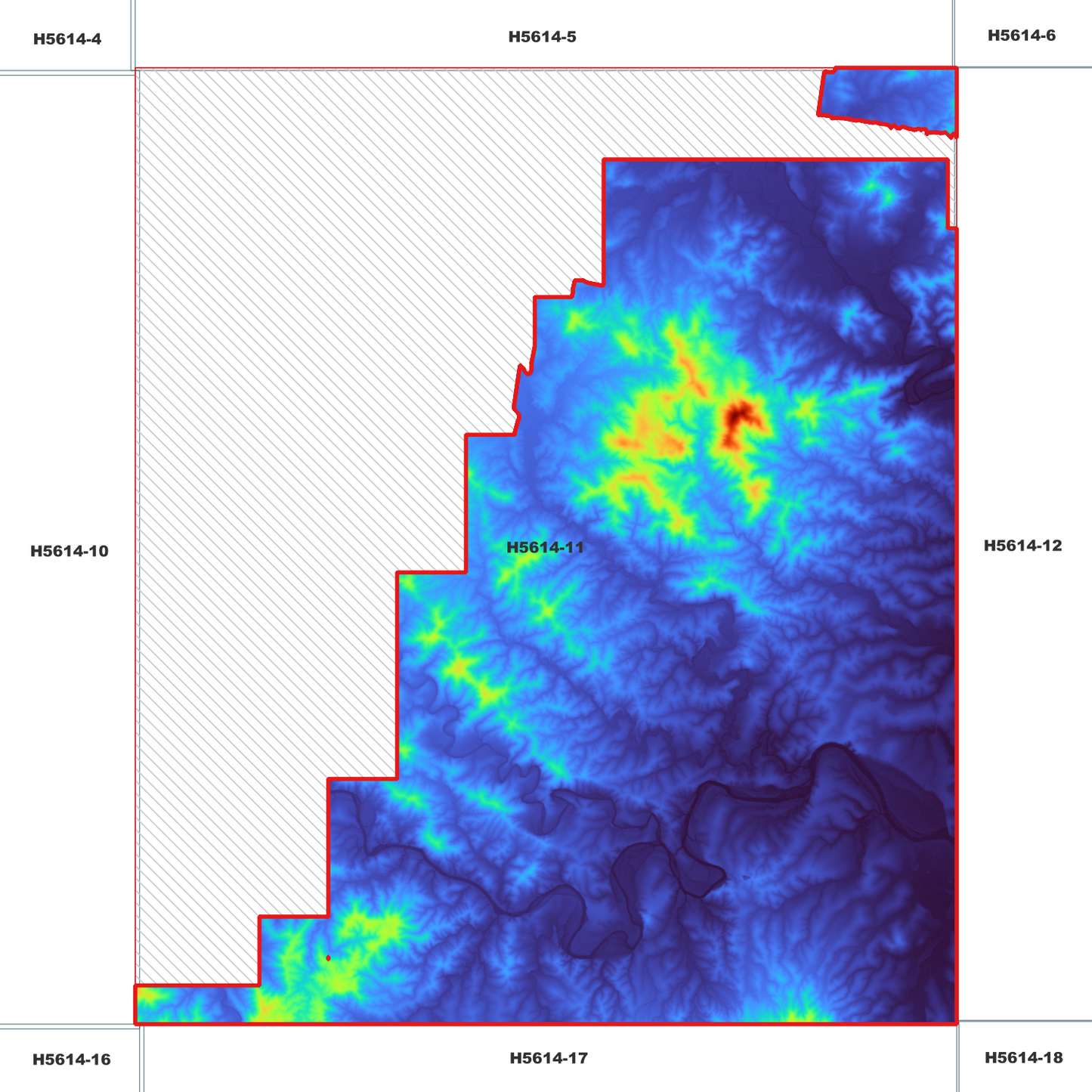 Wauchope 1m Digital Elevation Model (H5614-11)