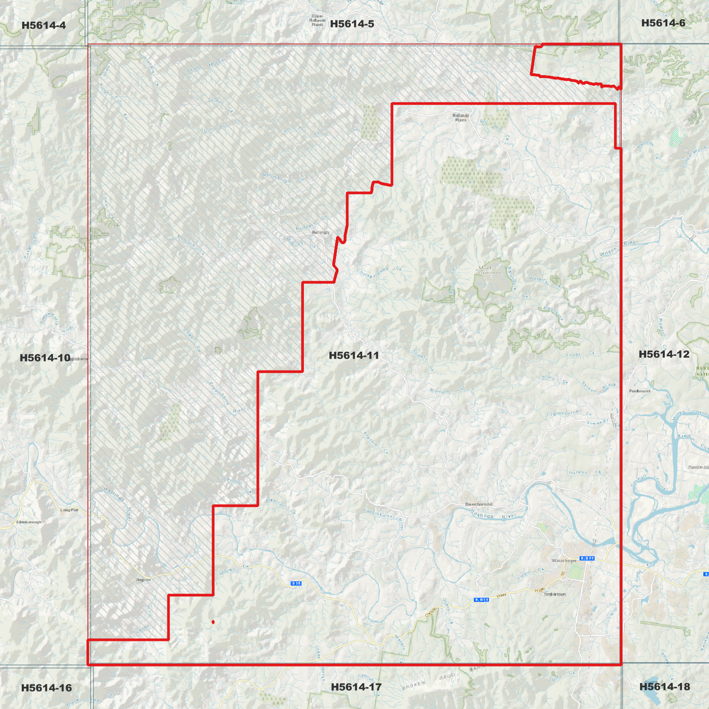 Wauchope 1m Digital Elevation Model (H5614-11)