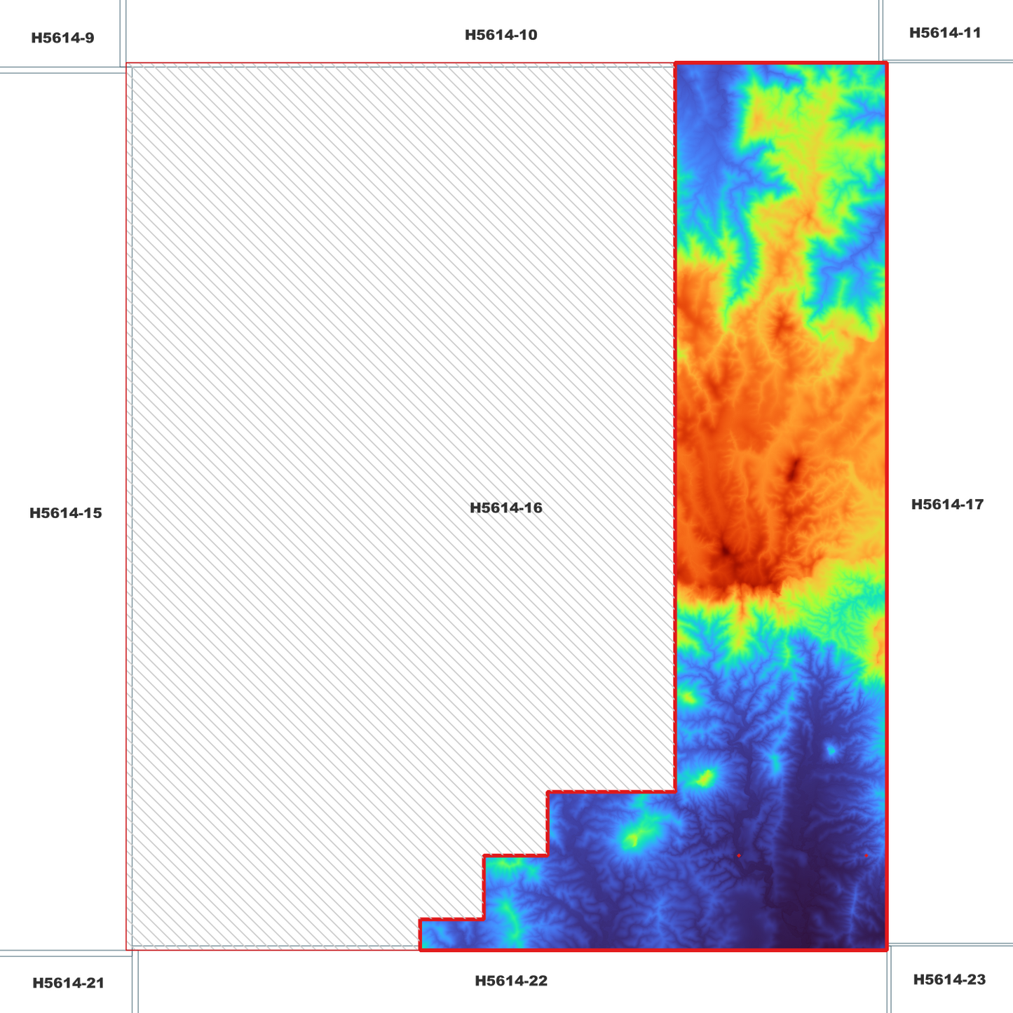 Killabakh 1m Digital Elevation Model (H5614-16)