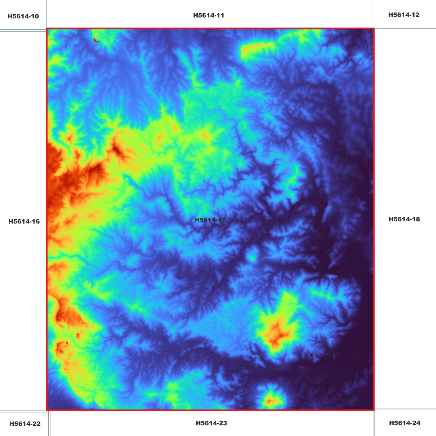 Waitui 1m Digital Elevation Model (H5614-17)