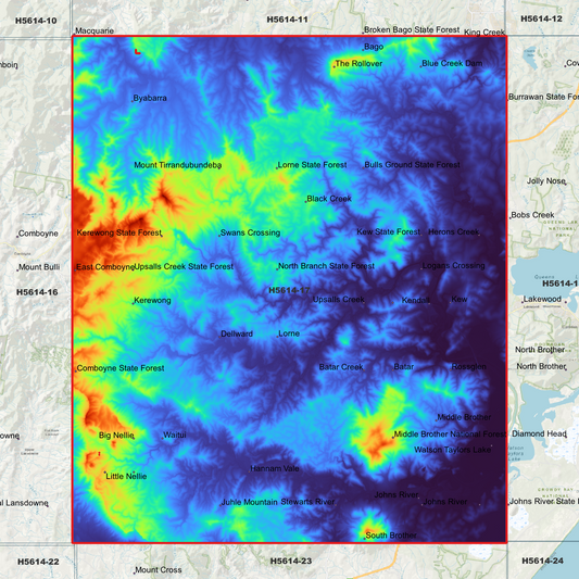 Waitui 1m Digital Elevation Model (H5614-17)