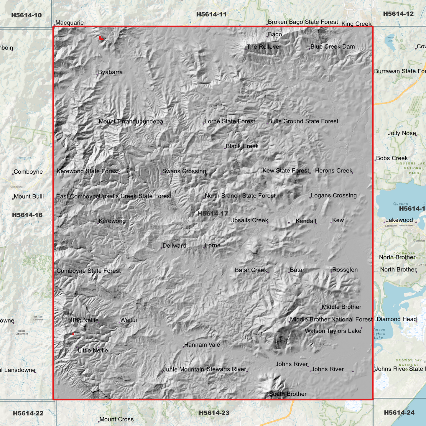 Waitui 1m Digital Elevation Model (H5614-17)