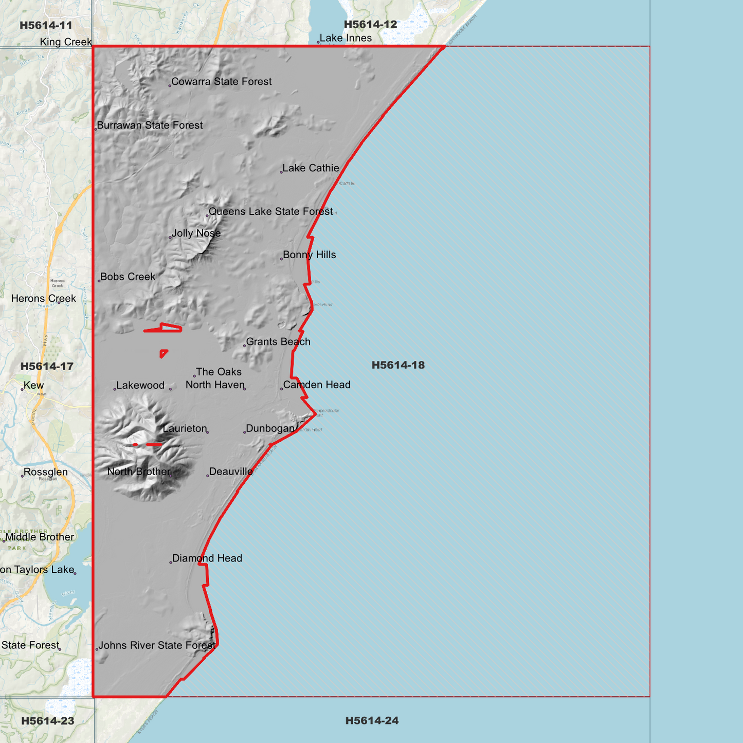 Cathie 1m Digital Elevation Model (H5614-18)