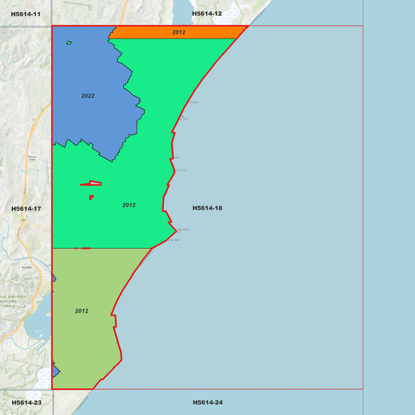 Cathie 1m Digital Elevation Model (H5614-18)