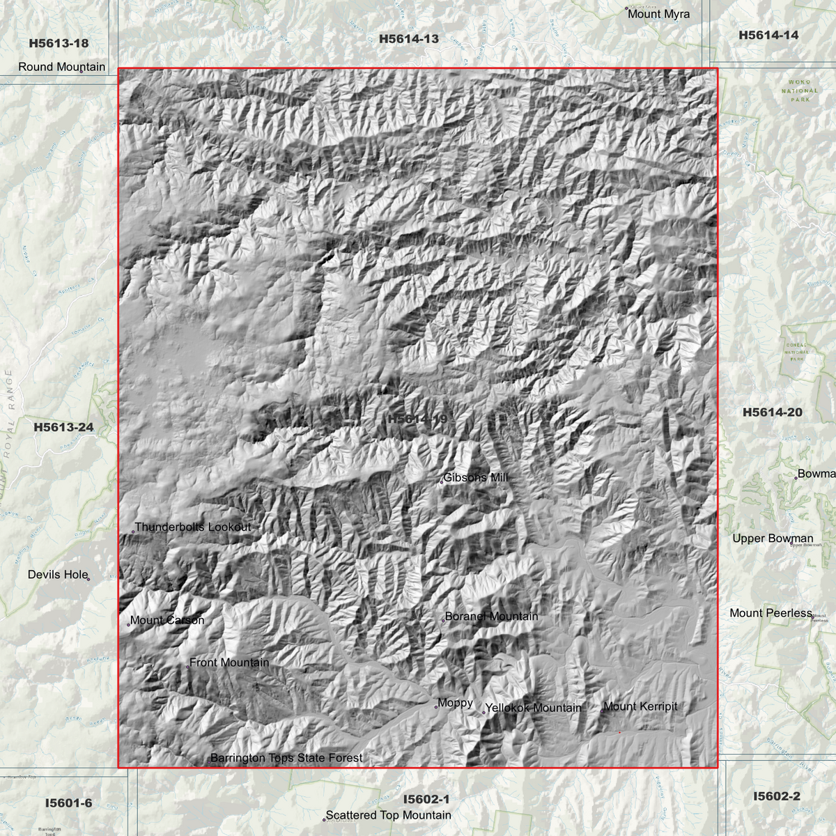 Kerripit 2m Digital Elevation Models (H5614-19)
