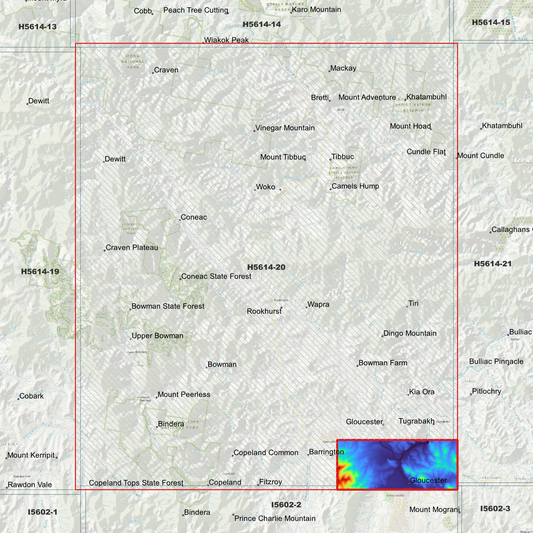 Barrington 1m Digital Elevation Model (H5614-20)