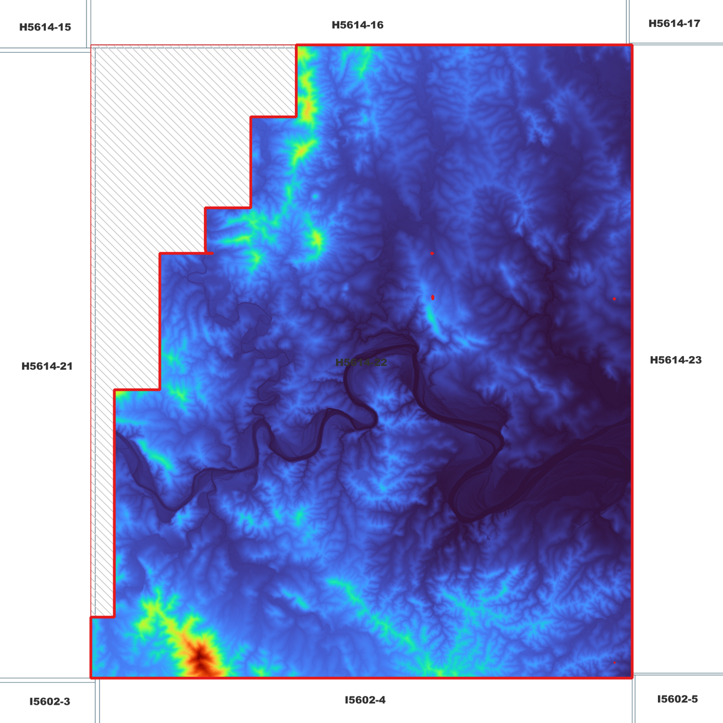 Taree 1m Digital Elevation Model (H5614-22)