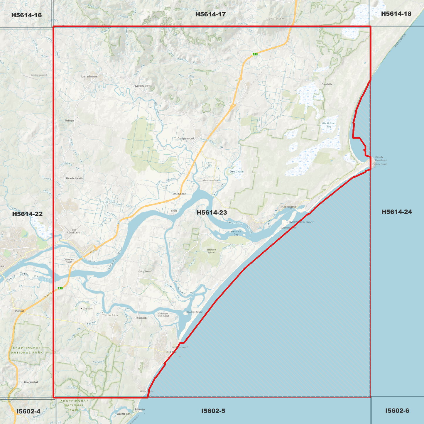 Coopernook 1m Digital Elevation Model (H5614-23)