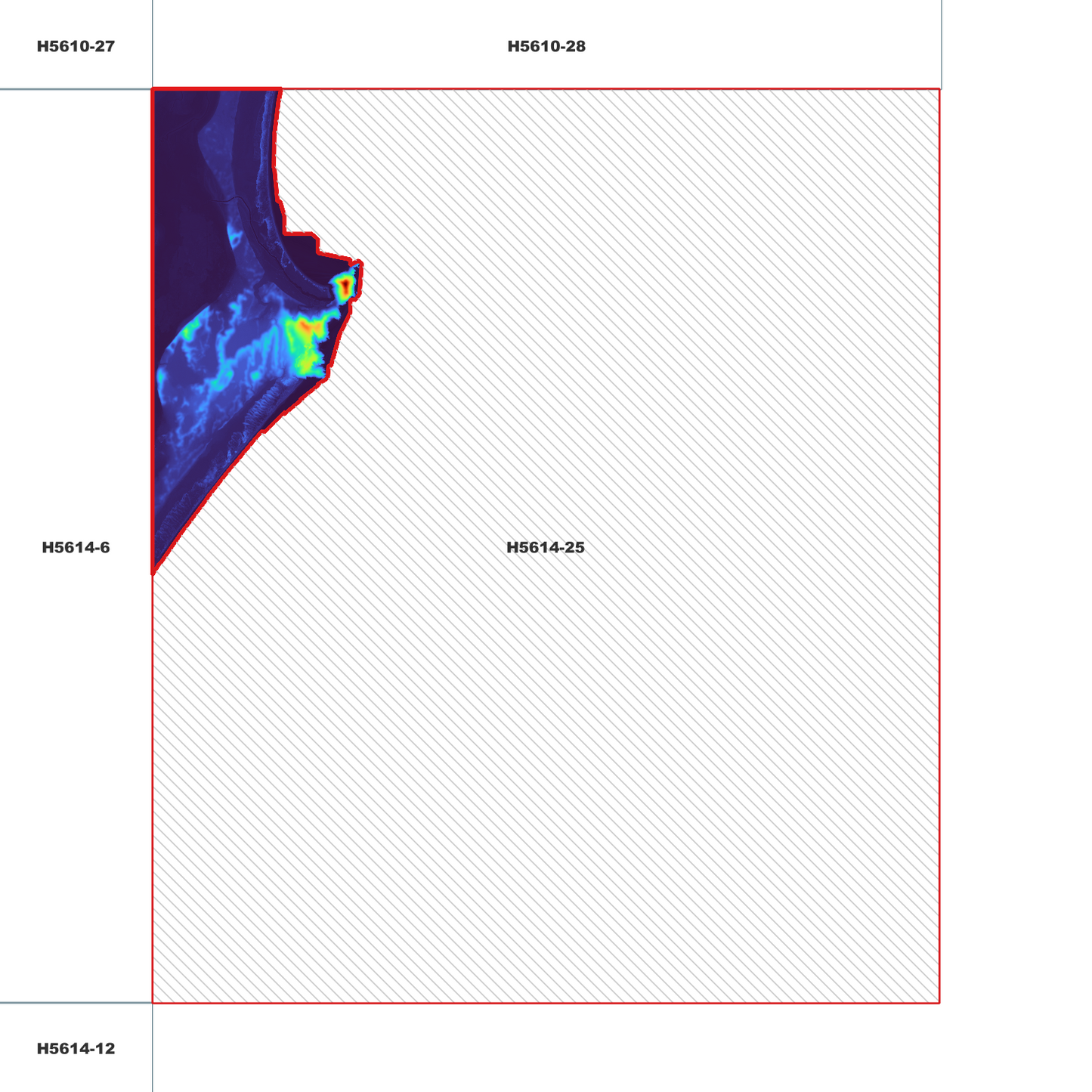 Hat Head 1m Digital Elevation Model (H5614-25)