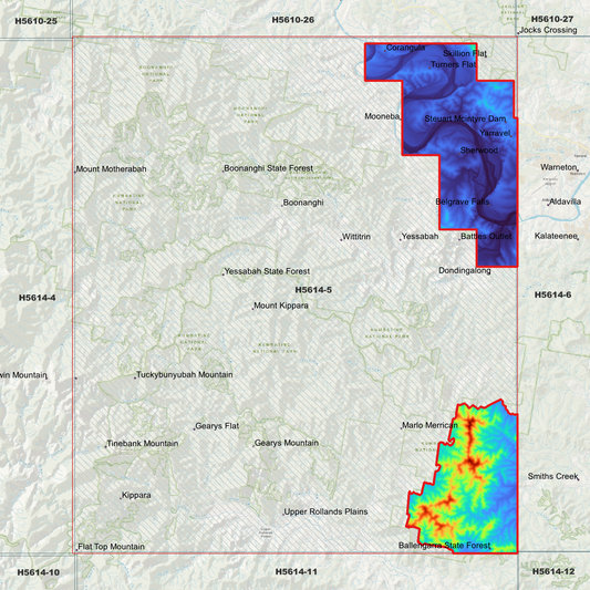 Yarravel 1m Digital Elevation Model (H5614-5)