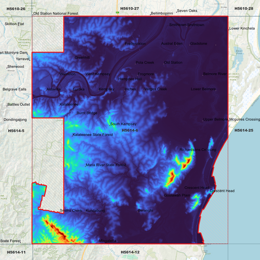 Kempsey 1m Digital Elevation Model (H5614-6)