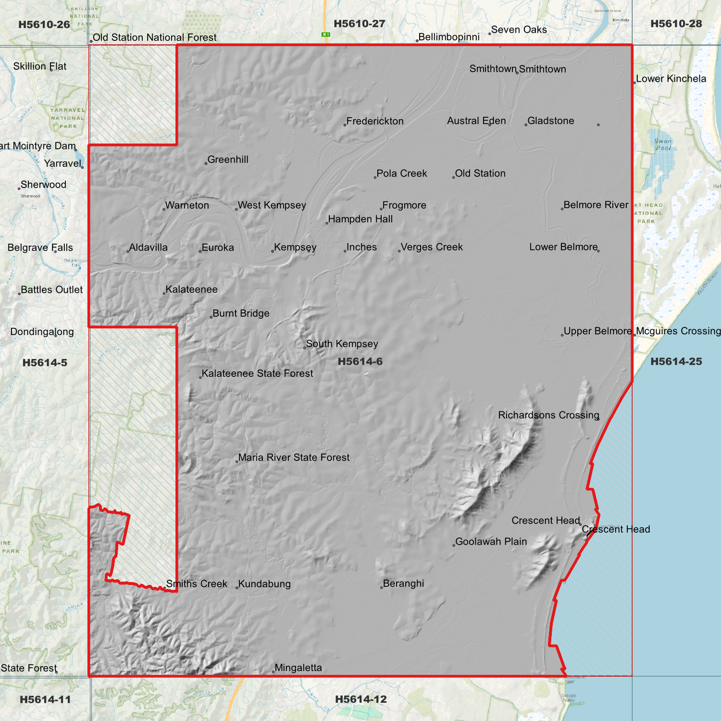 Kempsey 1m Digital Elevation Model (H5614-6)