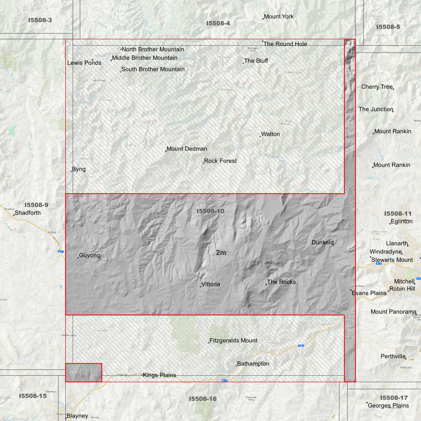 Vittoria 1m, 2m & 5m Digital Elevation Models (I5508-10)