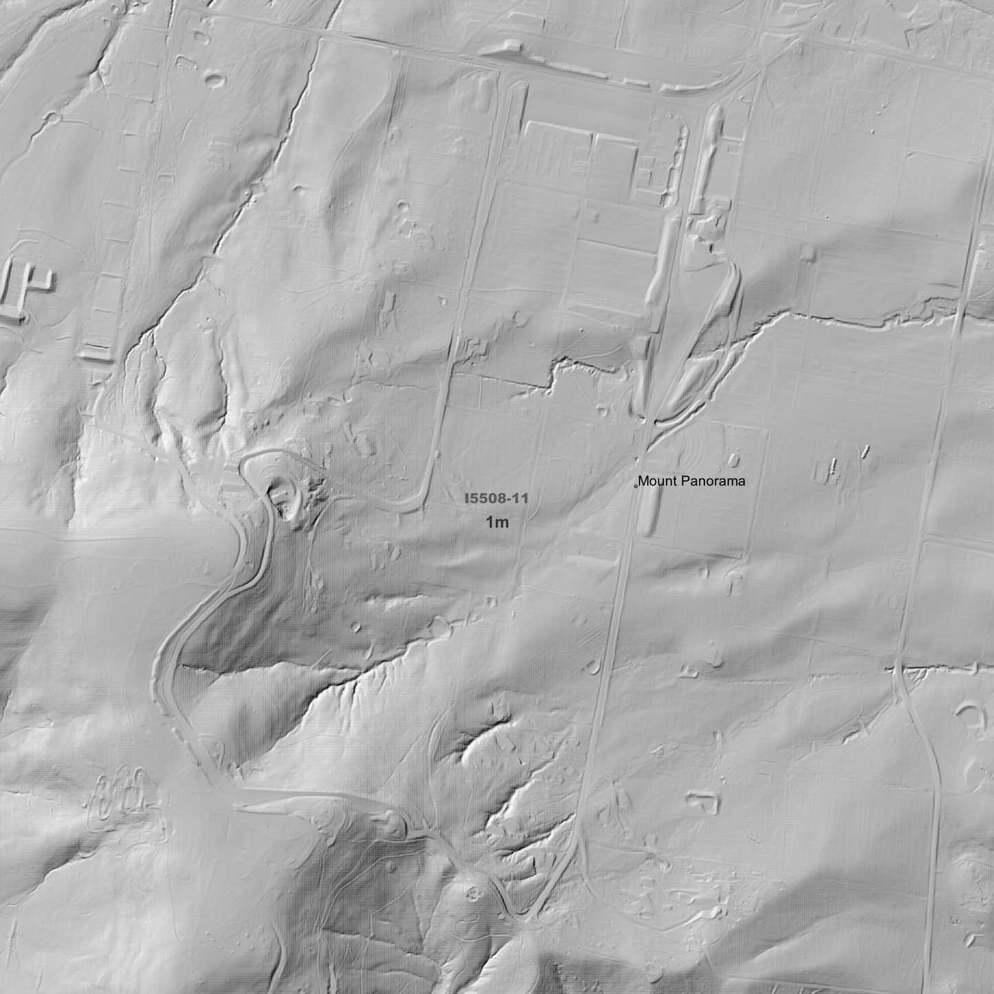 Bathurst 1m & 2m Digital Elevation Models (I5508-11)