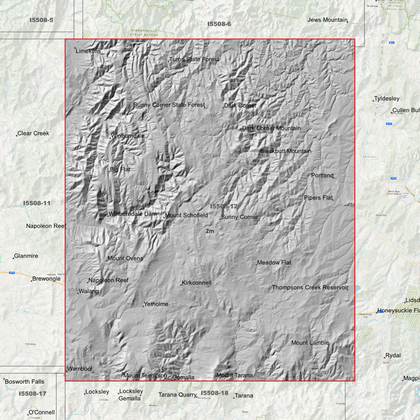 Yethholme 2m Digital Elevation Model (I5508-12)