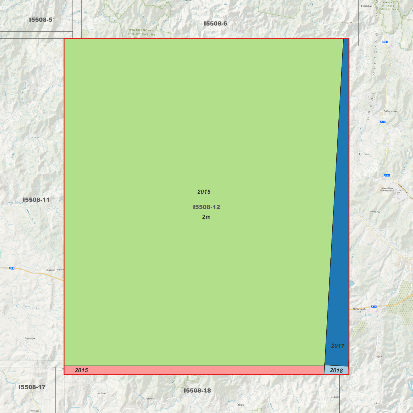 Yethholme 2m Digital Elevation Model (I5508-12)