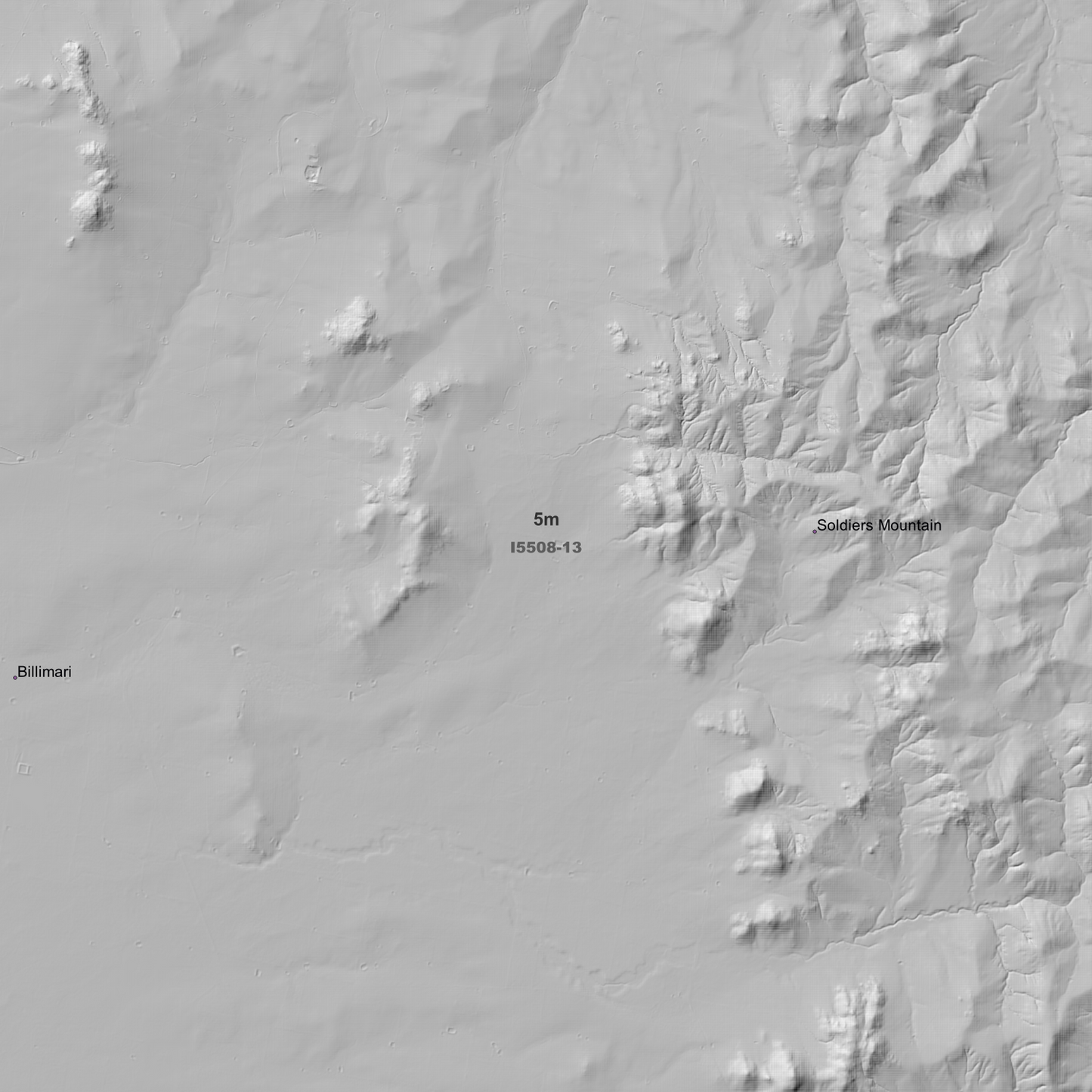 Canowindra 1m & 5m Digital Elevation Models (I5508-13)