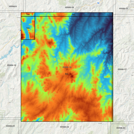 Blayney 1m & 5m Digital Elevation Models (I5508-16)