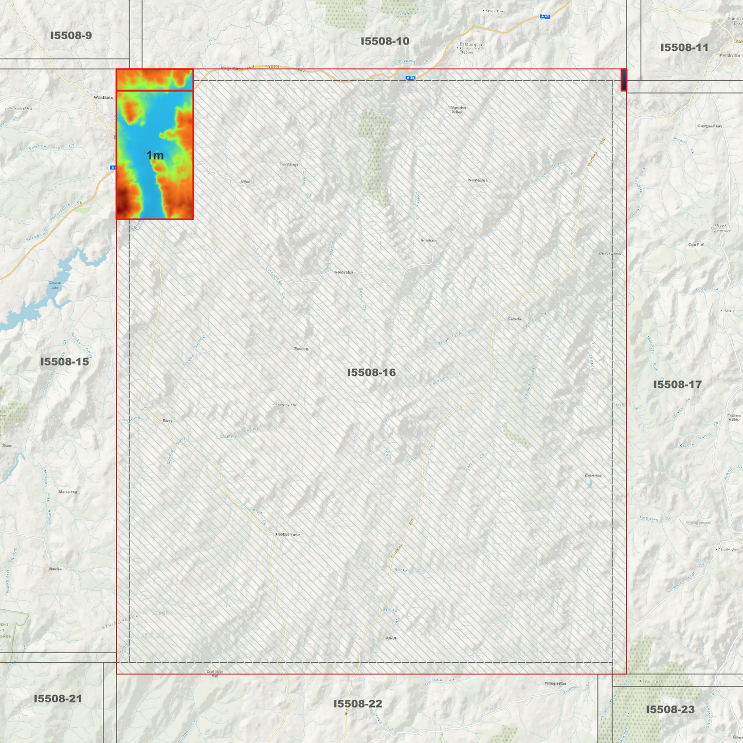 Blayney 1m & 5m Digital Elevation Models (I5508-16)