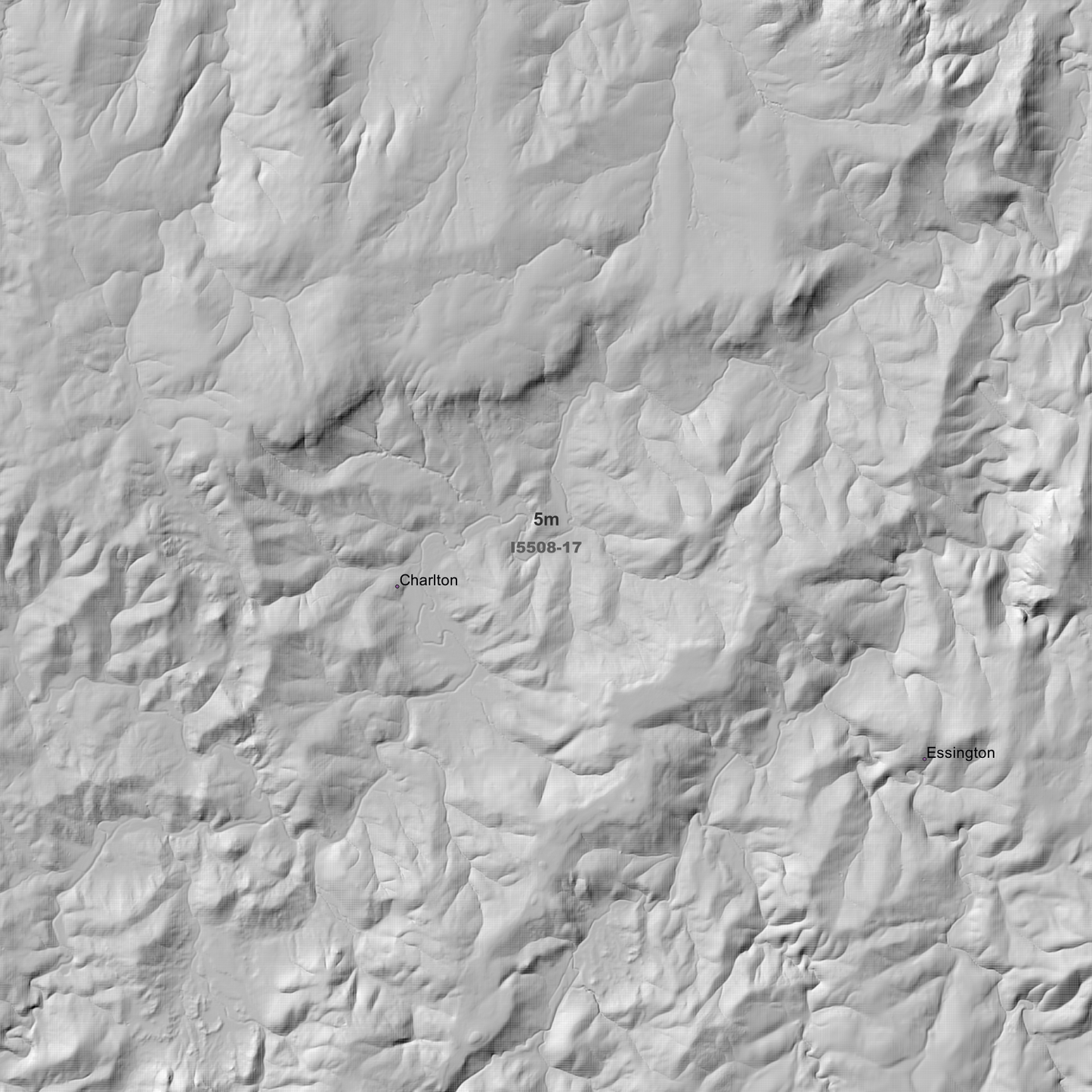 Chifley Dam 5m Digital Elevation Model (I5508-17)