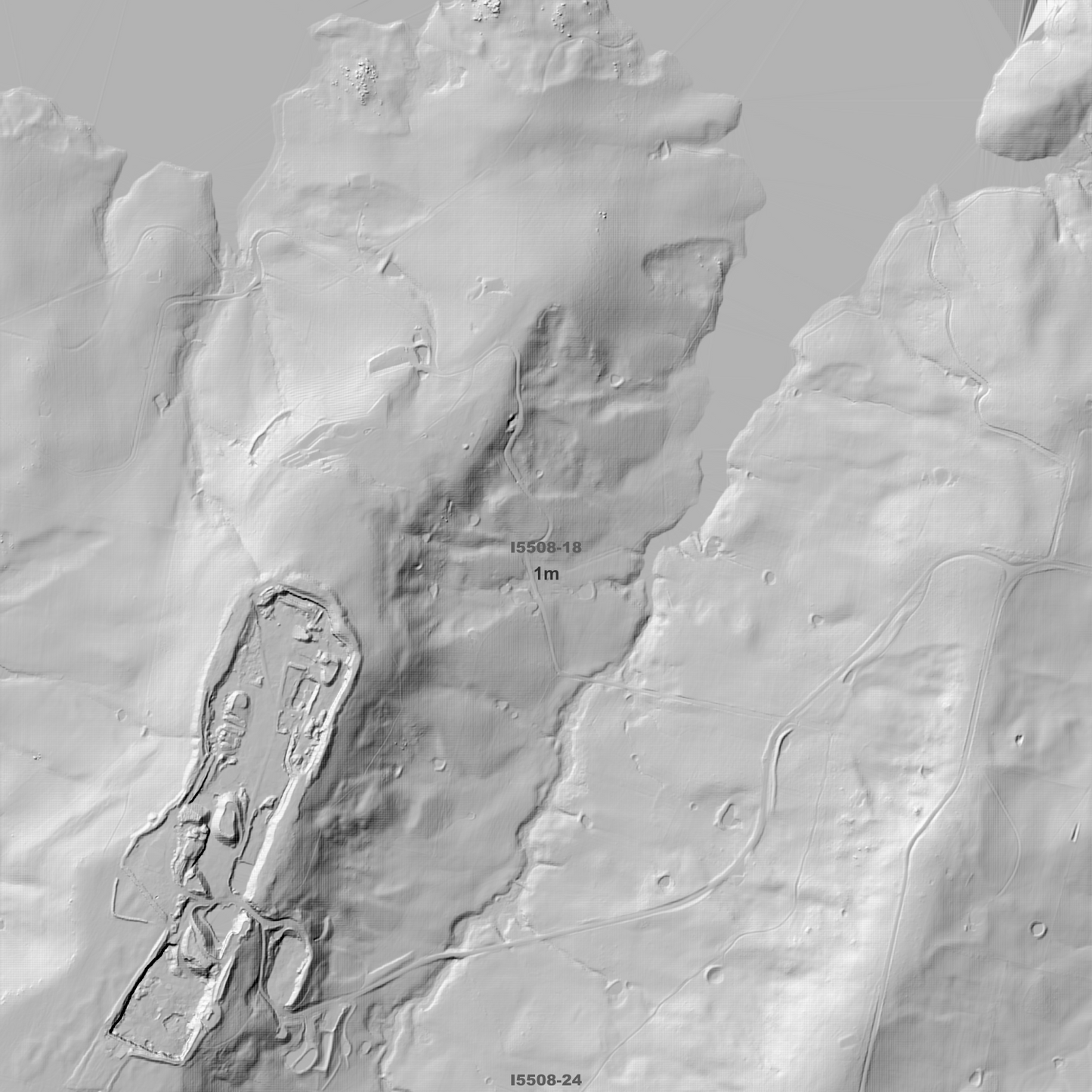 Oberon 1m, 2m & 5m Digital Elevation Models (I5508-18)