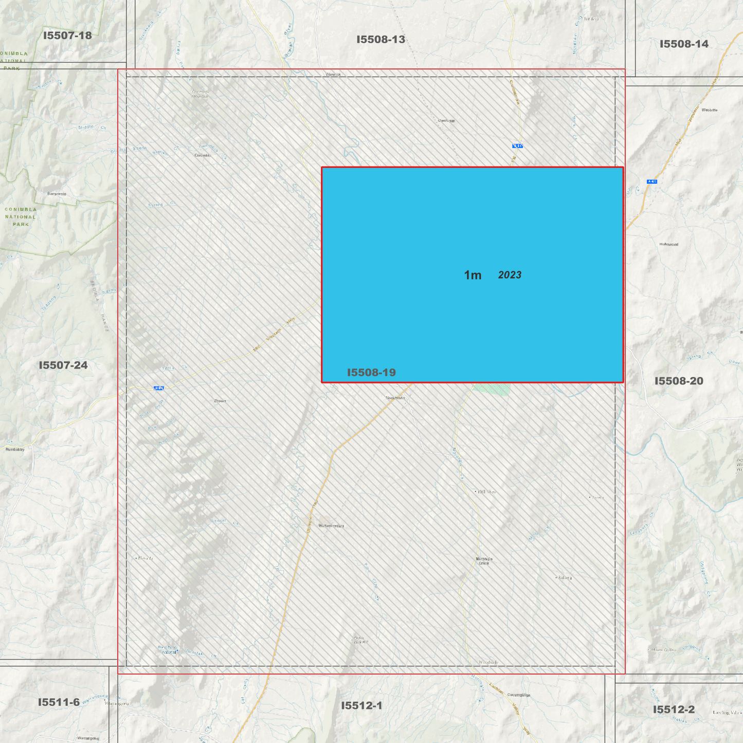 Cowra 1m & 5m Digital Elevation Models (I5508-19)