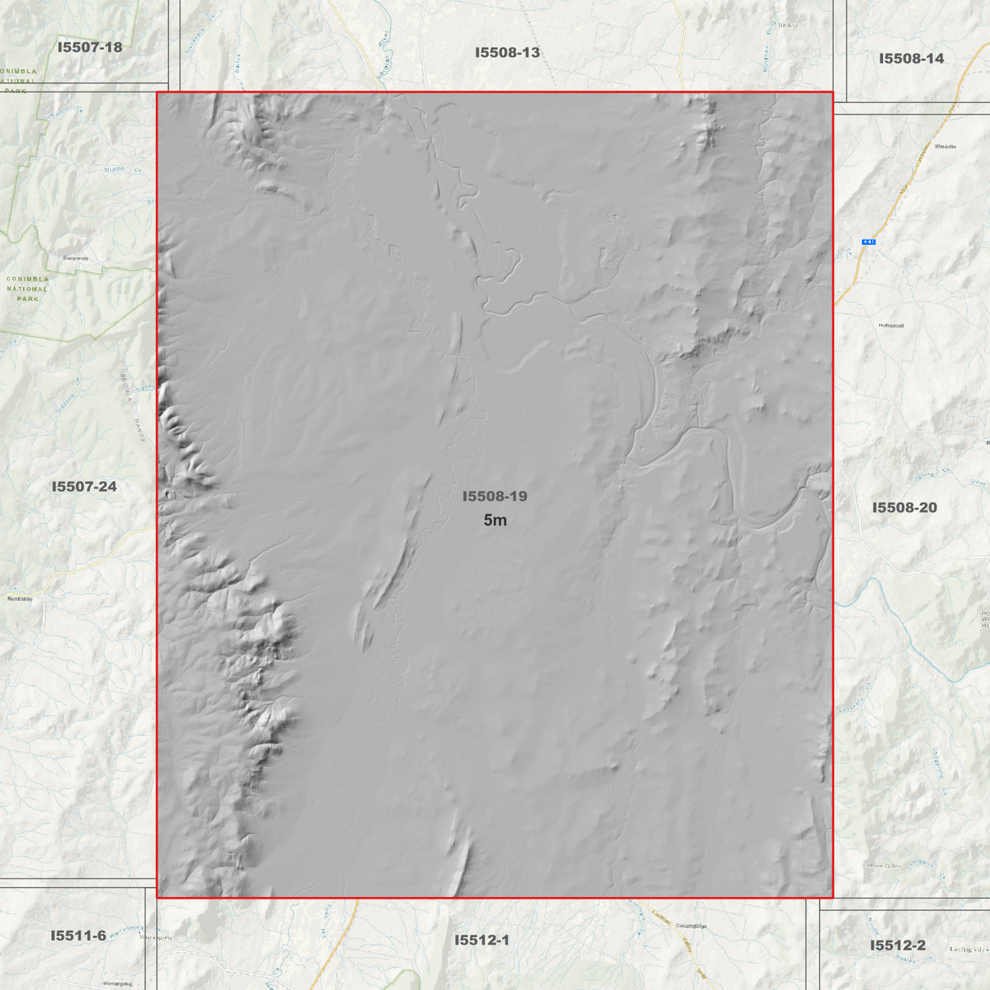 Cowra 1m & 5m Digital Elevation Models (I5508-19)