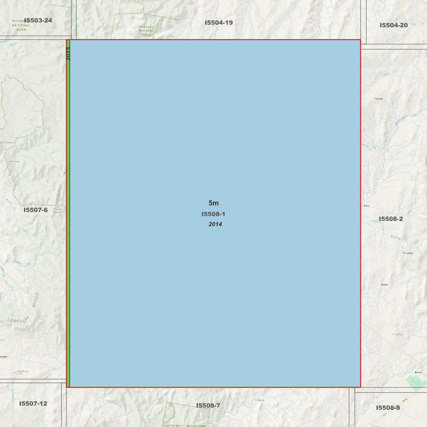 Manildra 5m Digital Elevation Model (I5508-1)