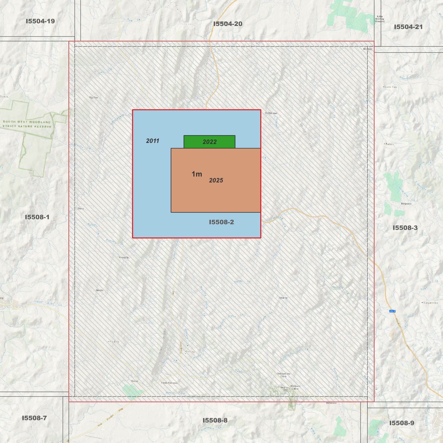 Molong 1m & 5m Digital Elevation Models (I5508-2)