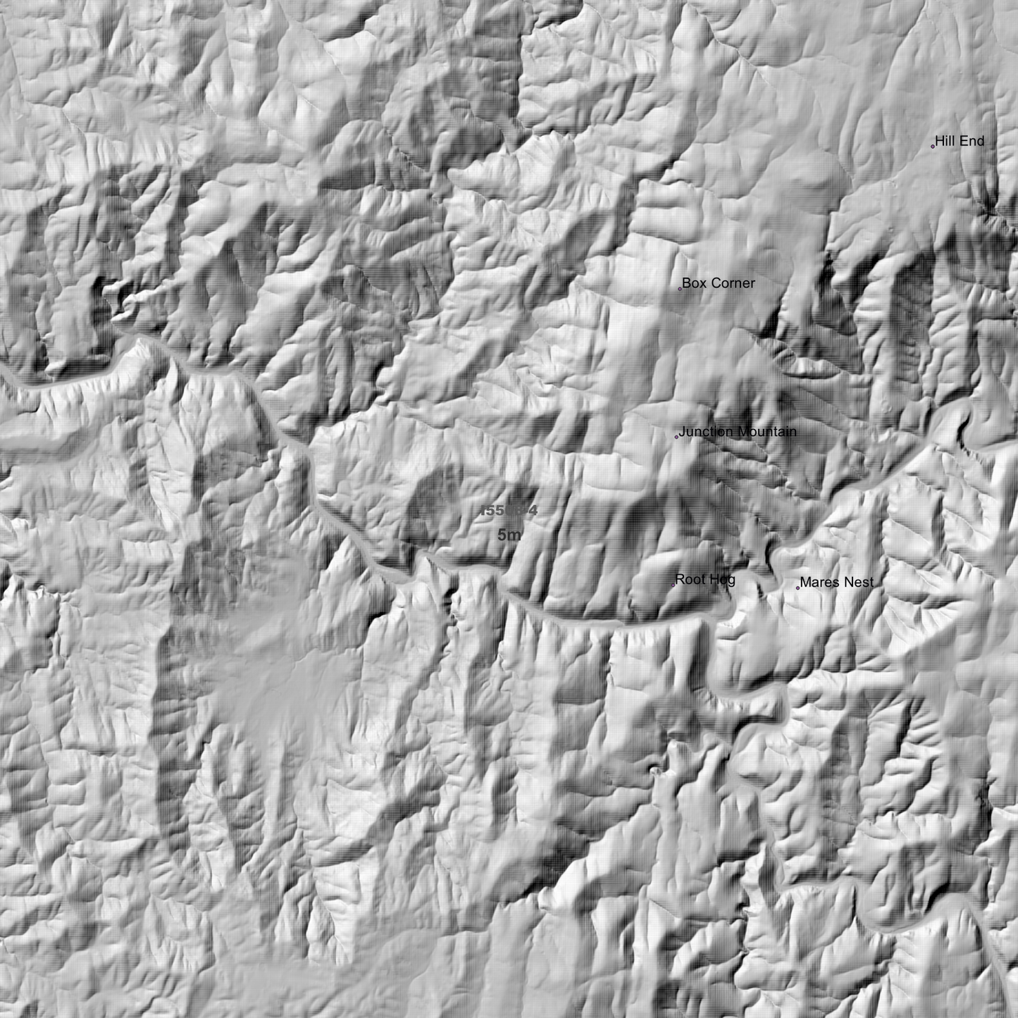 Hill End 5m Digital Elevation Model (I5508-4)