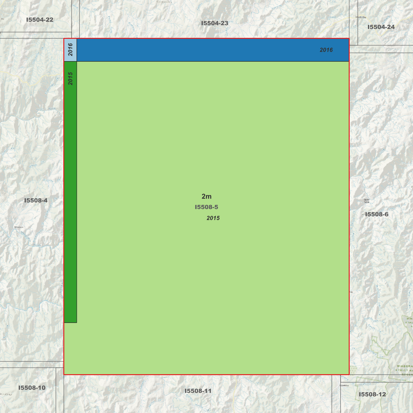 Sofala 2m Digital Elevation Model (I5508-5)