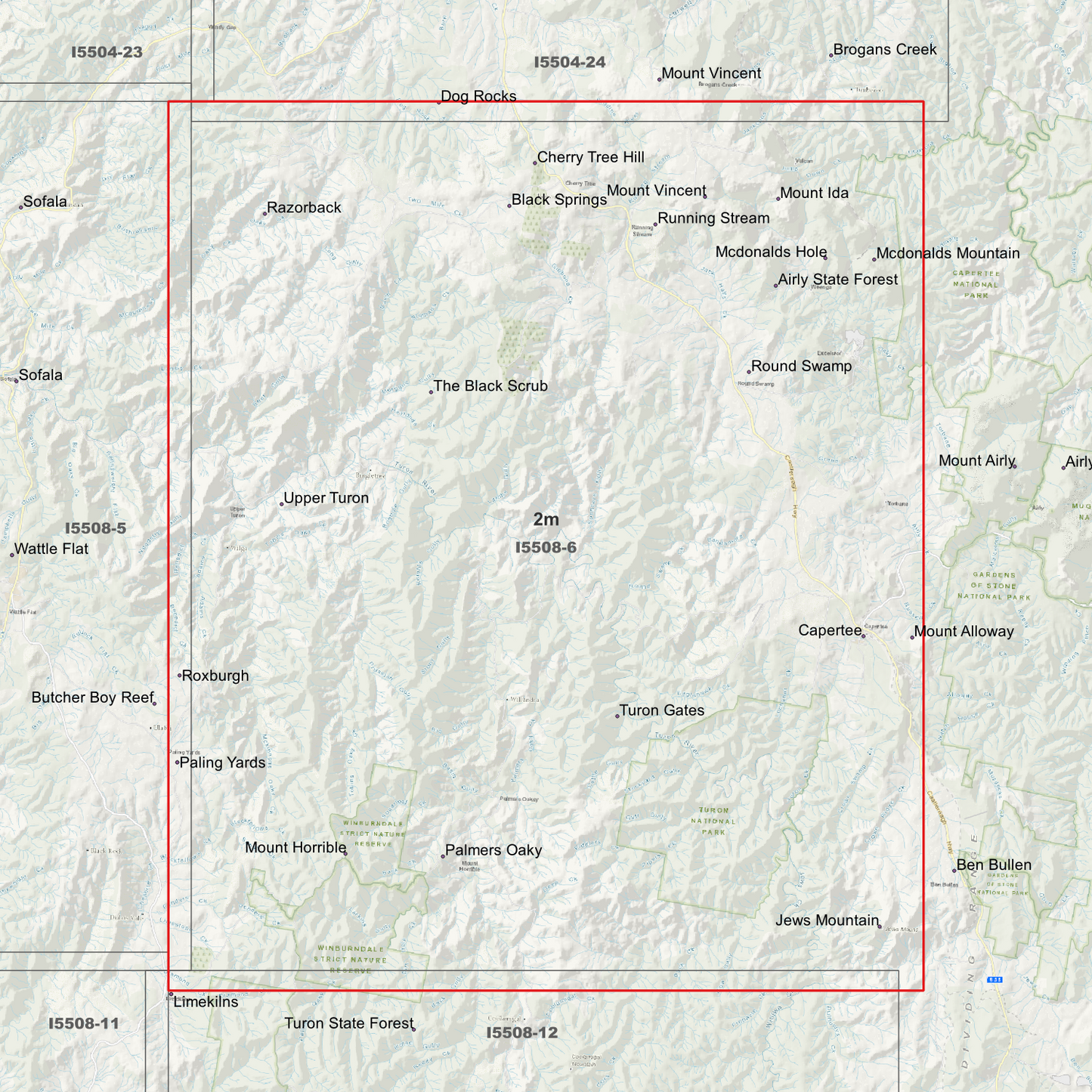 Turon 2m Digital Elevation Model (I5508-6)