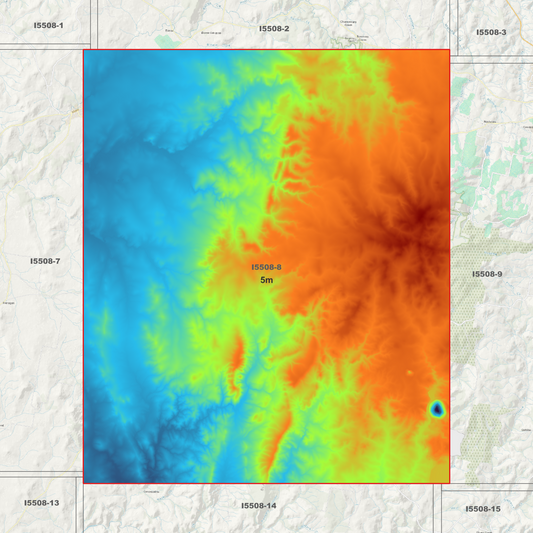 Mount Canobolas 5m Digital Elevation Model (I5508-8)