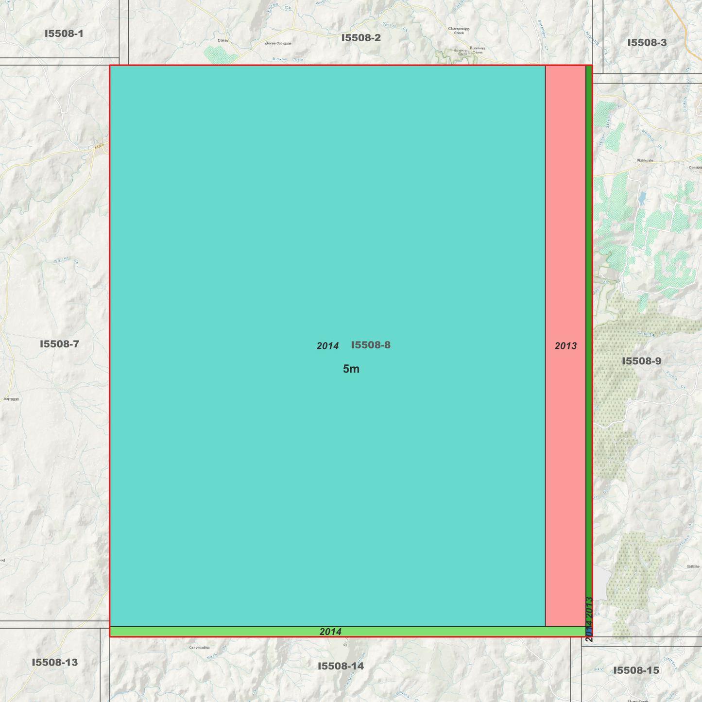 Mount Canobolas 5m Digital Elevation Model (I5508-8)
