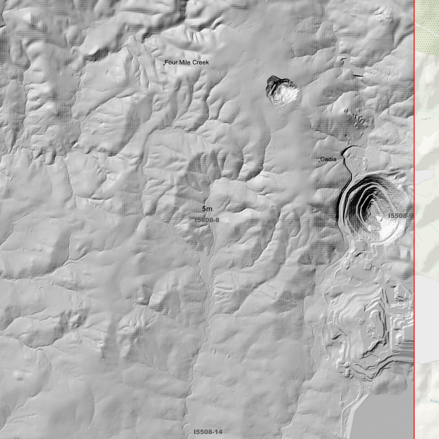 Mount Canobolas 5m Digital Elevation Model (I5508-8)