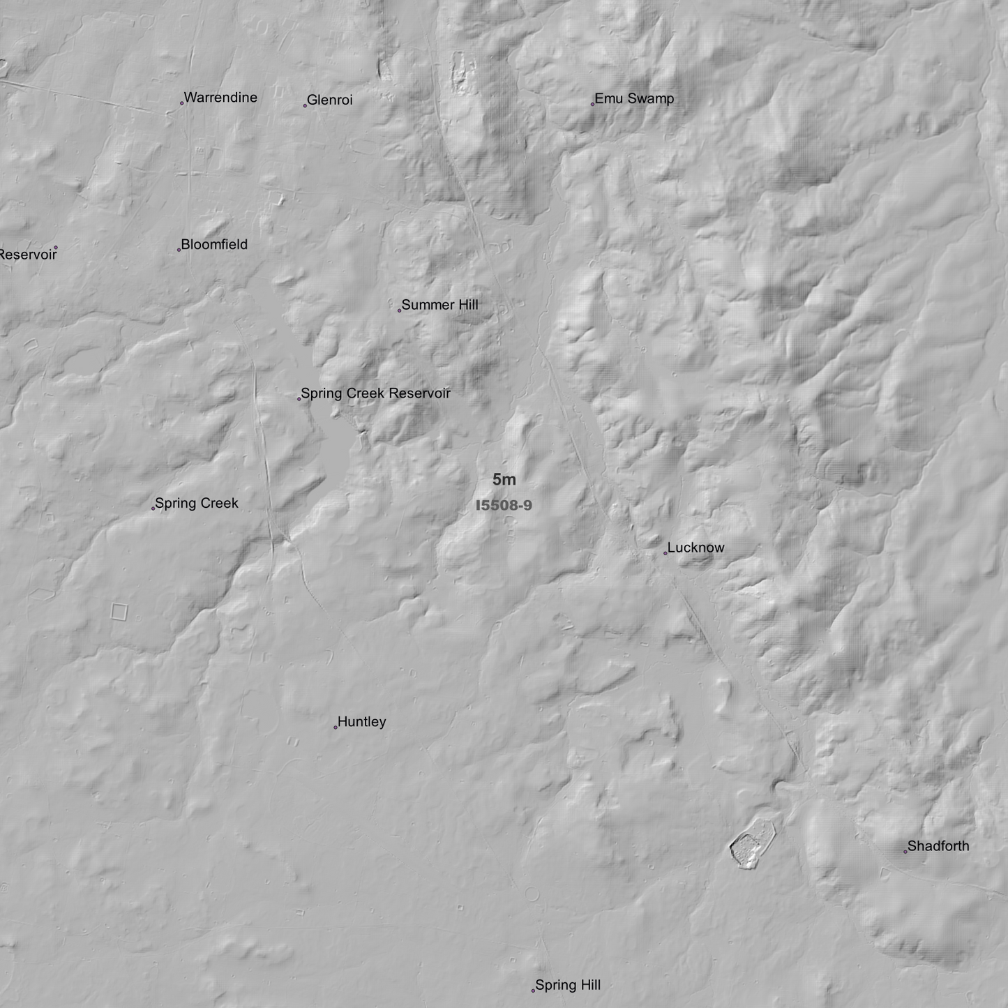 Orange 1m & 5m Digital Elevation Models (I5508-9)