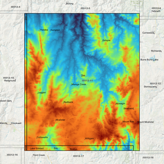 Golspie 2m Digital Elevation Models (I5512-11)