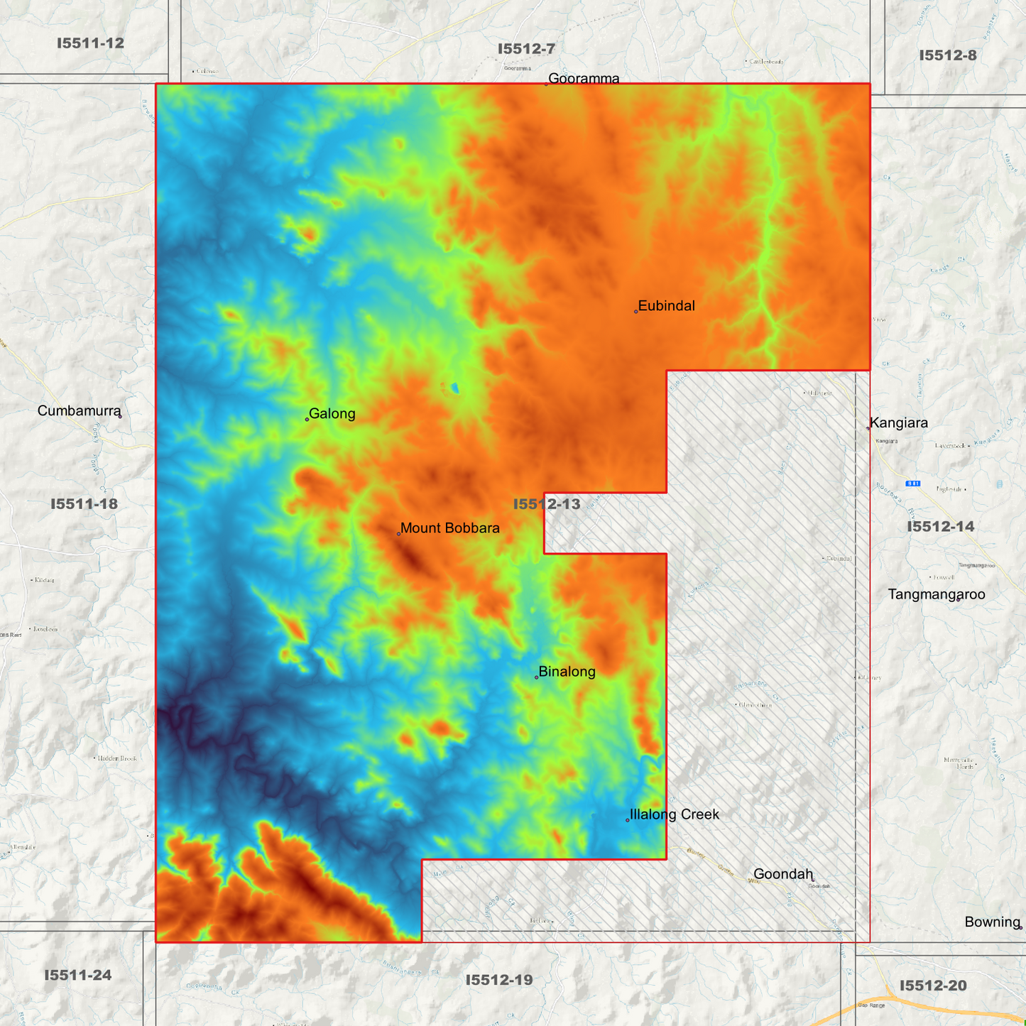 Binalong 1m & 5m Digital Elevation Models (I5512-13)