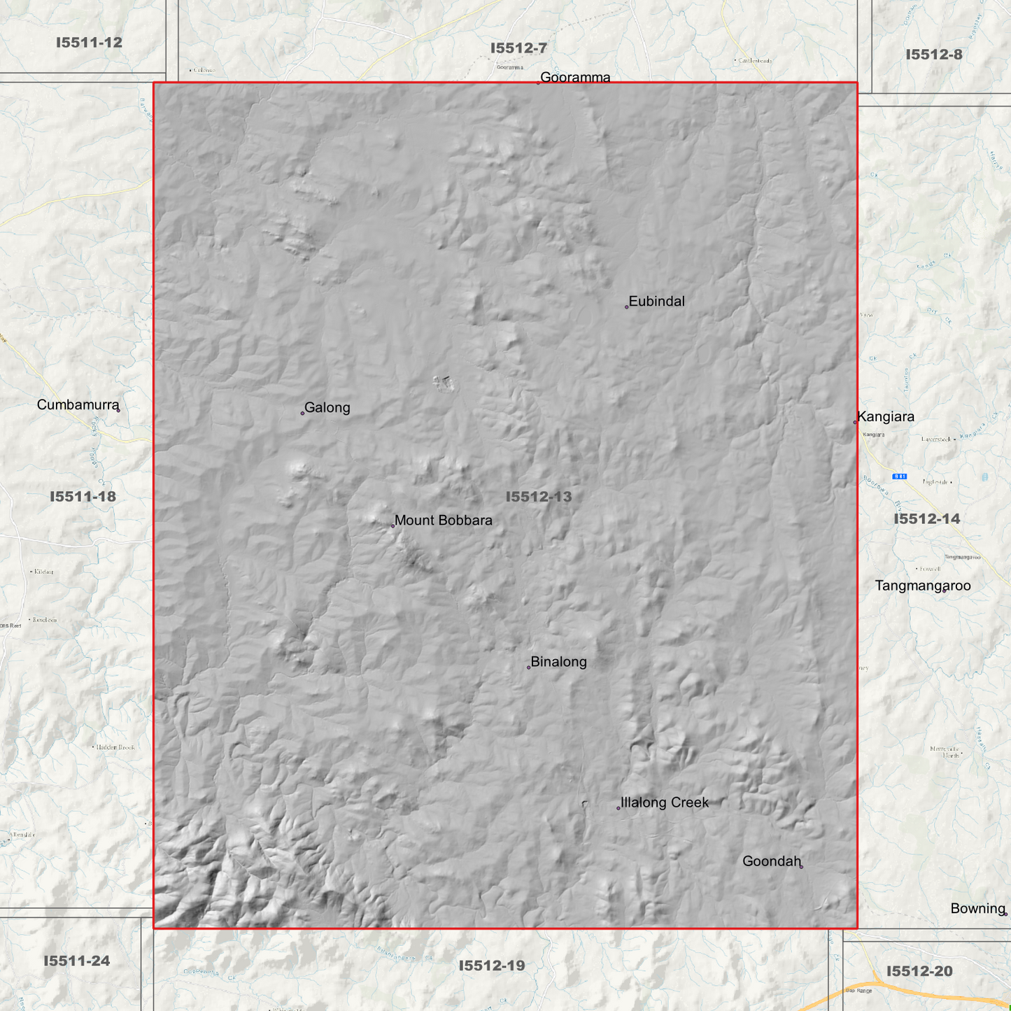 Binalong 1m & 5m Digital Elevation Models (I5512-13)