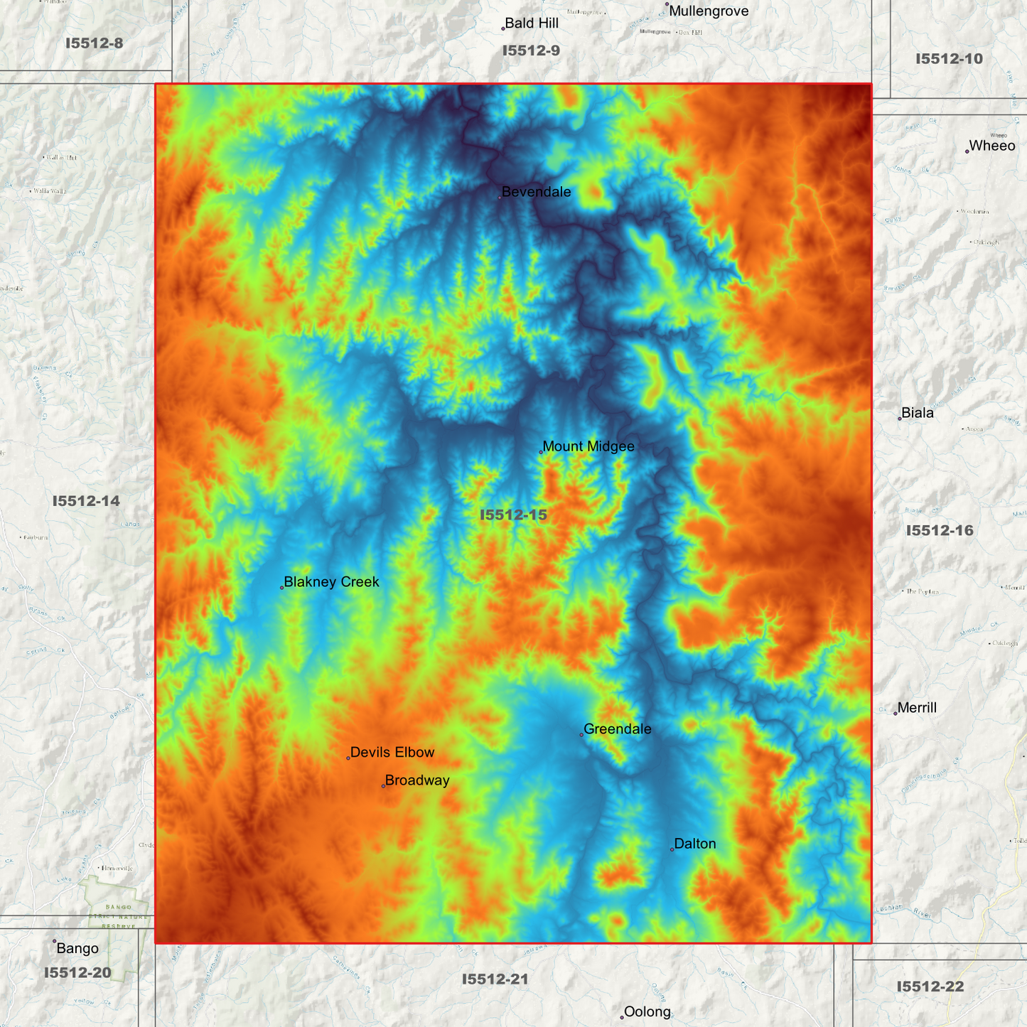 Dalton 5m Digital Elevation Models (I5512-15)