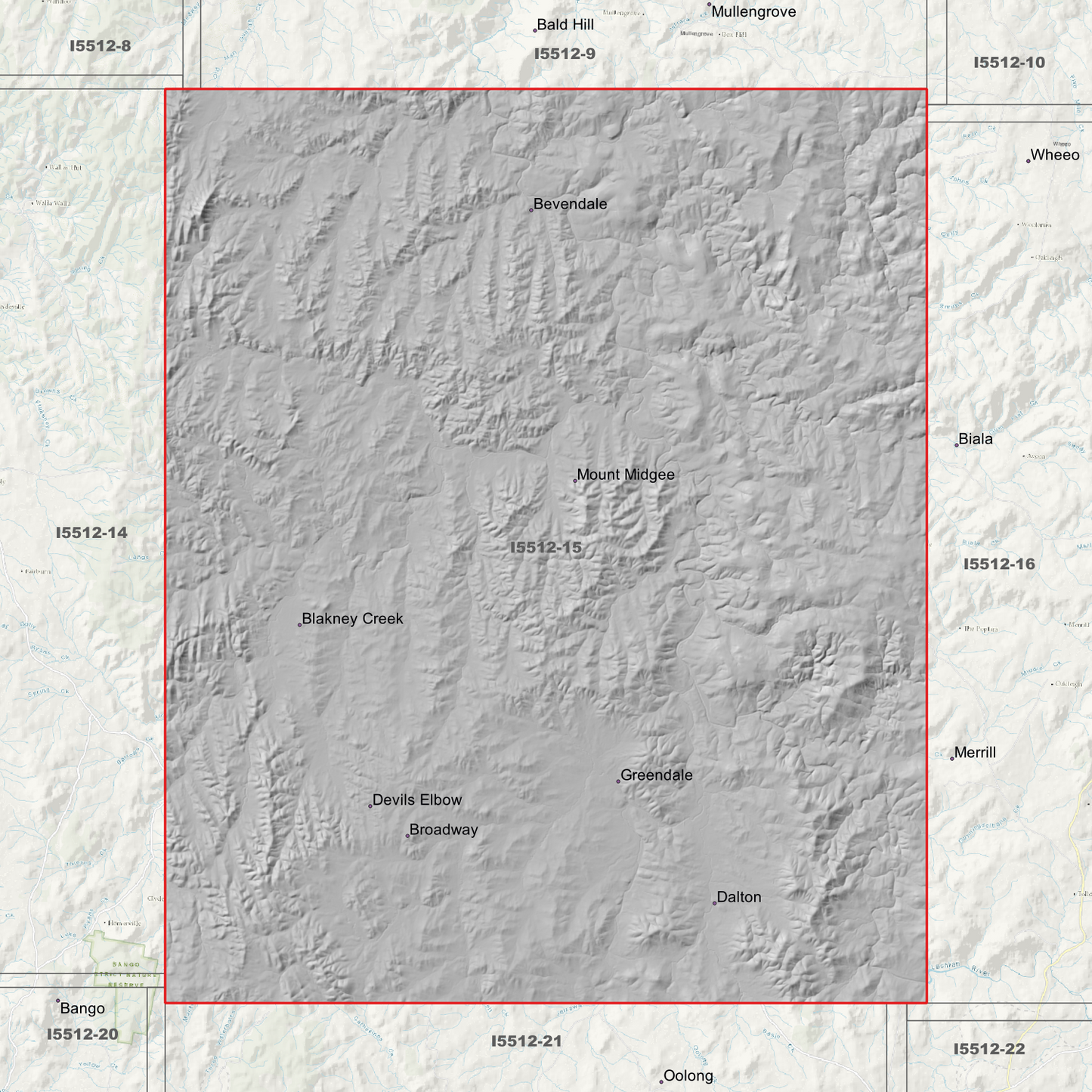 Dalton 5m Digital Elevation Models (I5512-15)