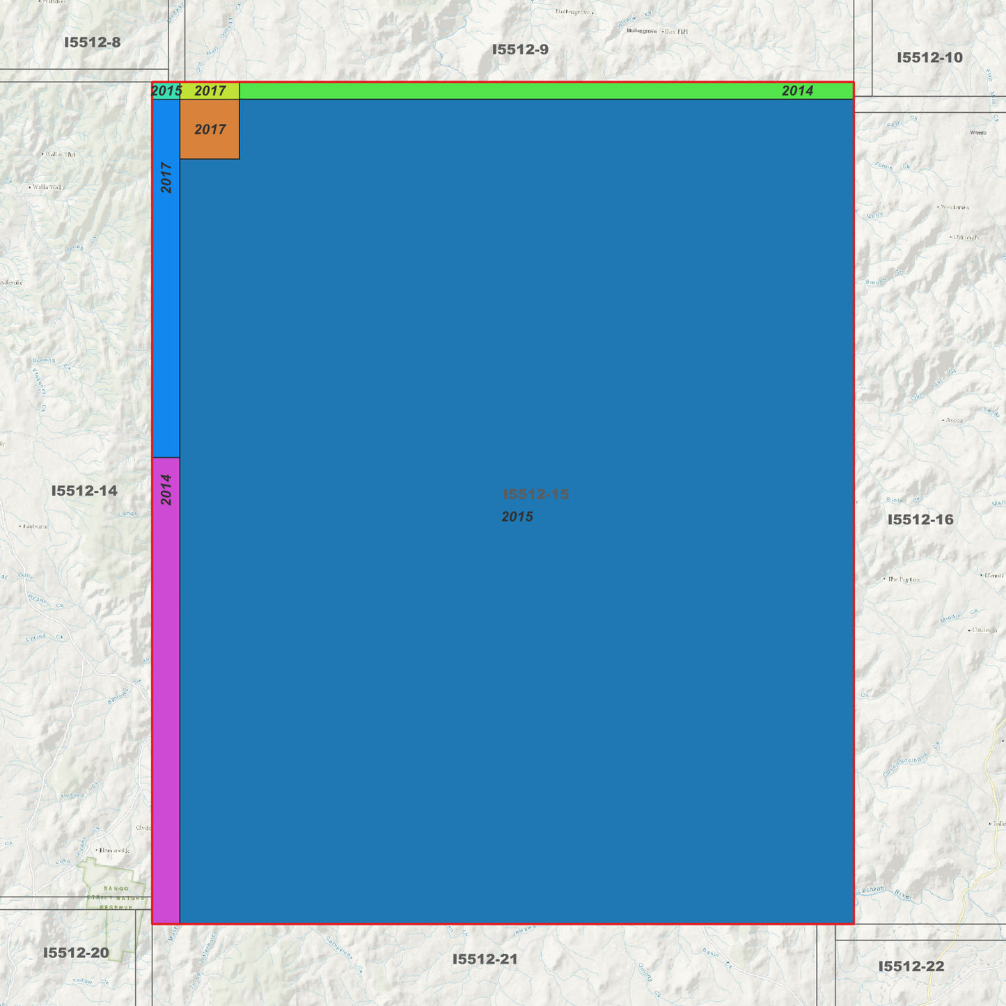 Dalton 5m Digital Elevation Models (I5512-15)
