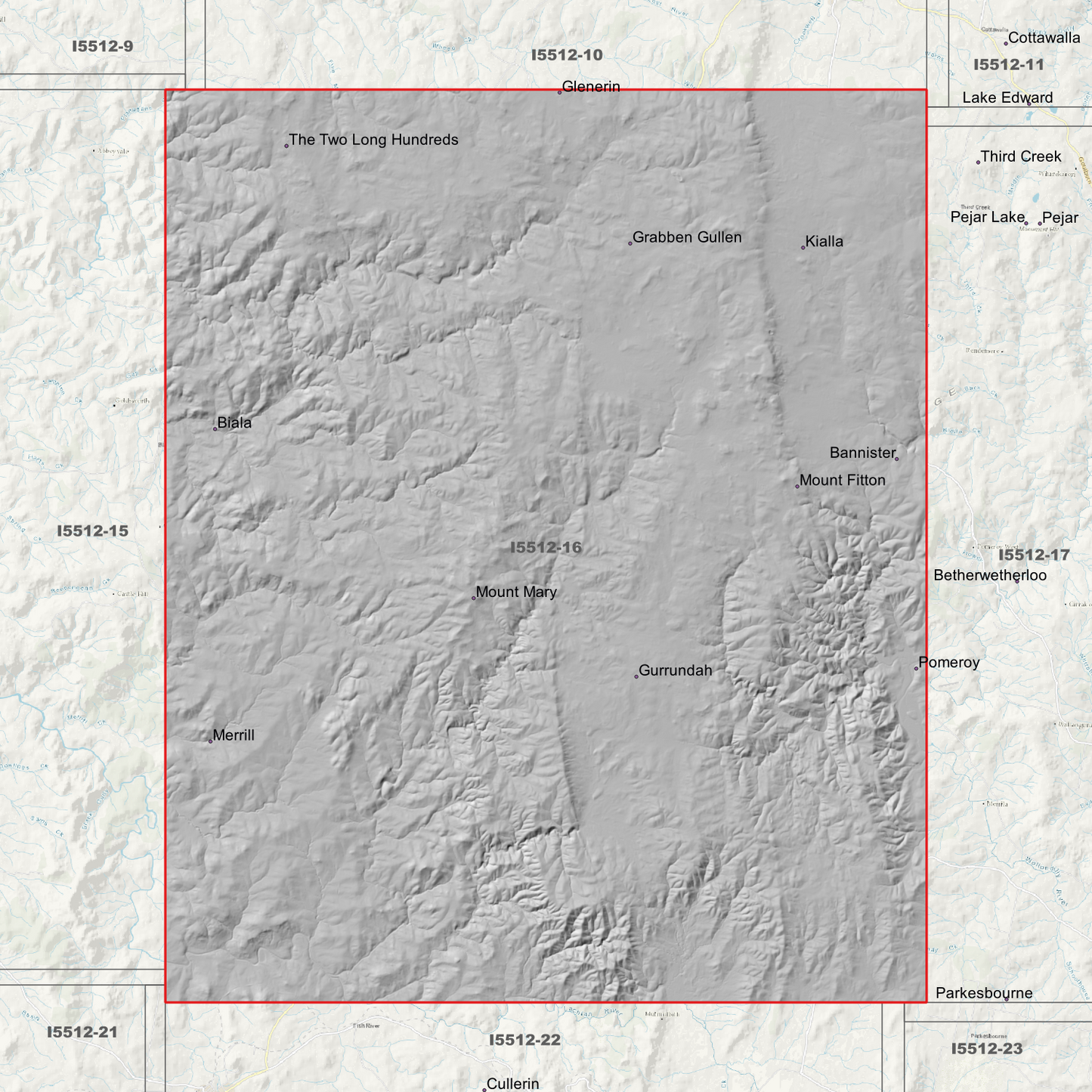 Grabben Gullen 1m & 5m Digital Elevation Models (I5512-16)