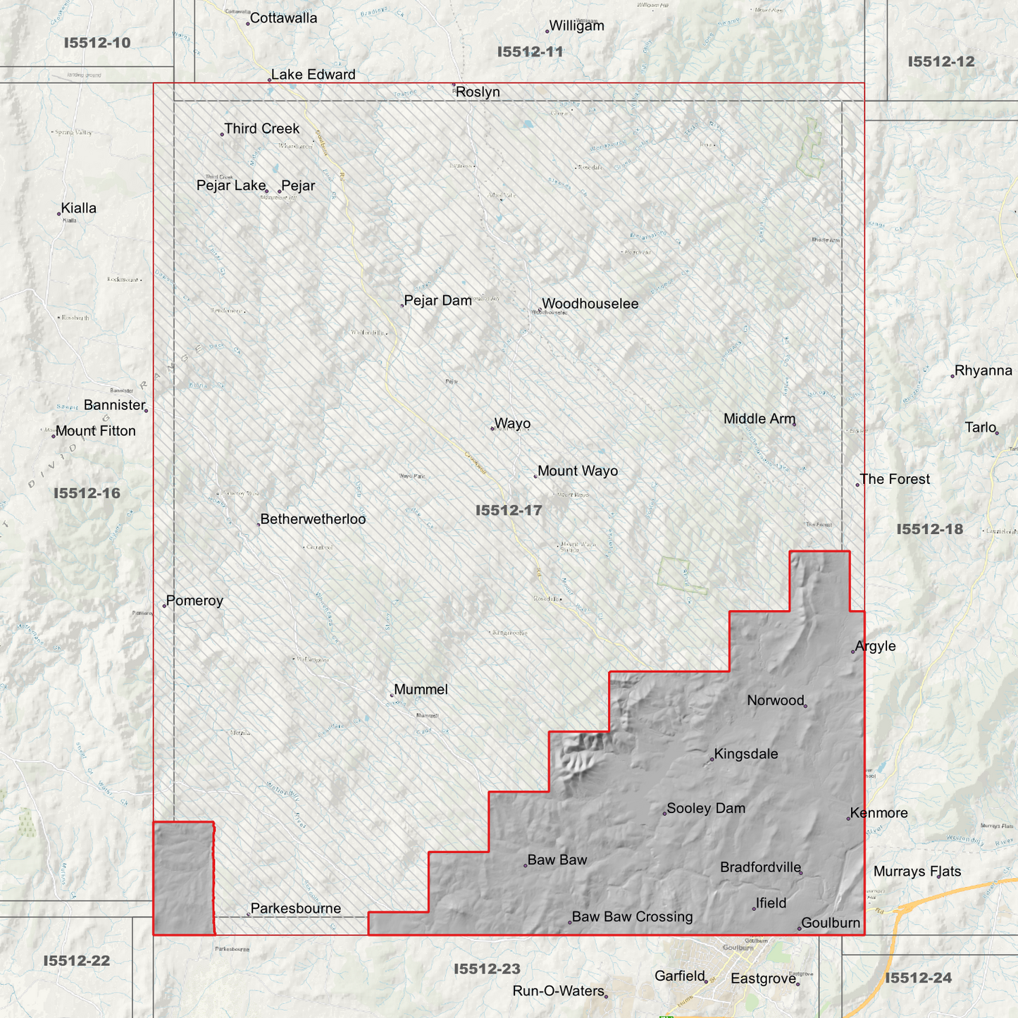 Pejar 1m & 5m Digital Elevation Models (I5512-17)