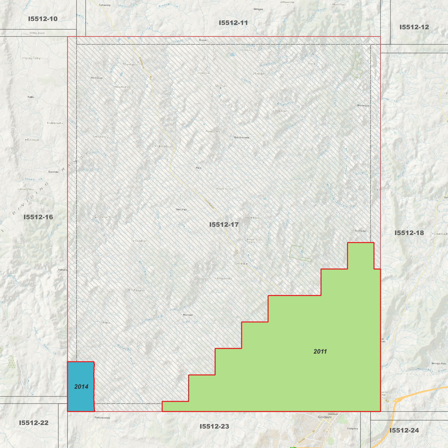 Pejar 1m & 5m Digital Elevation Models (I5512-17)